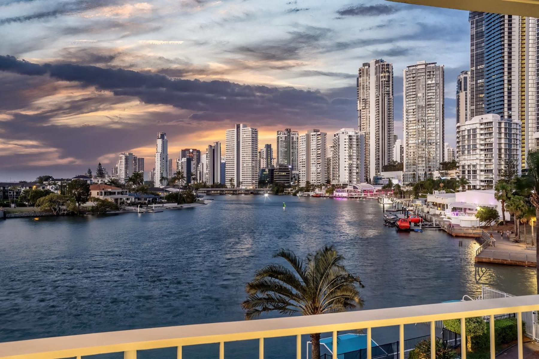 Amazing Water Views Surfers Paradise Gold Coast Exterior foto